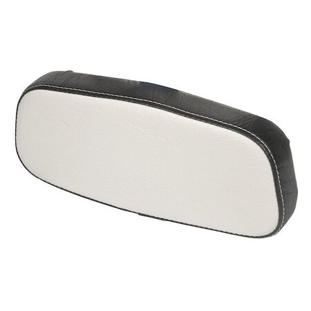 A & I Products Upper Back Cushion, WHT/BLK 12" x5" x1.7" A-1031158M91-5